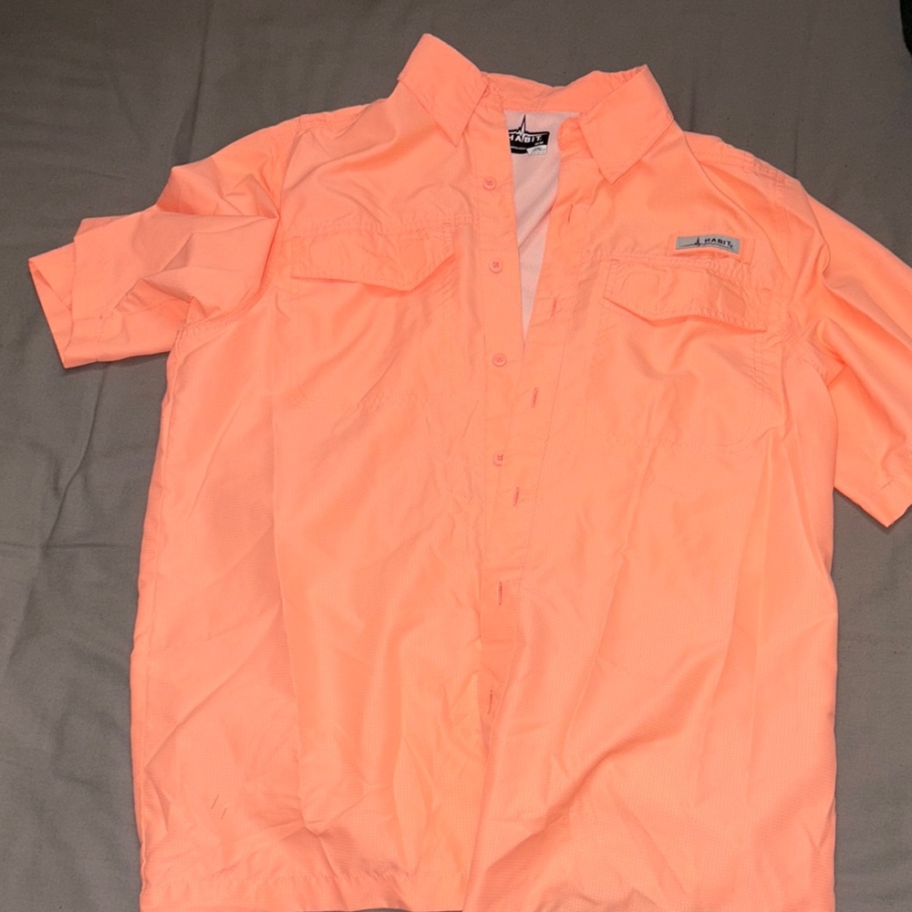 Men's Peach Fishing Shirt